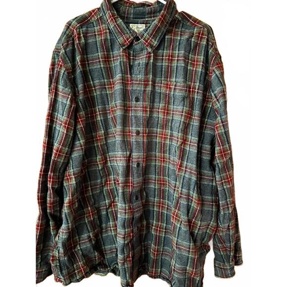 L.L. Bean Other - L.L. Bean plaid long sleeve size XXXL
